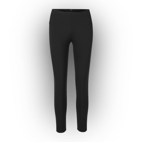 VERONICA BEARD Scuba Slim-Fit Pant Black High-Rise Cropped Pant {$295} Black 6 - Picture 4 of 12